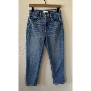 Loft Womens Jeans The Slim Size 27Petite (28x24) Cropped Denim Classic